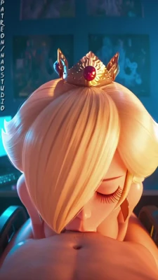 ANIMATION - Rosalina (Mario) BJ and Riding