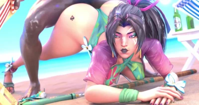psylocke beach time  BBC