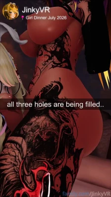 [JinkyVR]ALL my SLUTTY holes are being satisfied and stuffed