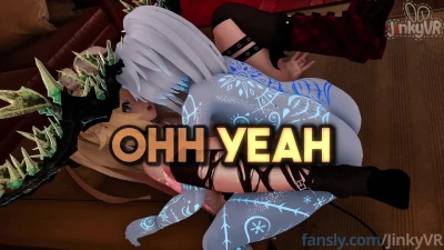 [JinkyVR] Punk Slut BEGS for COCK and gets FUCKED at an ORGY