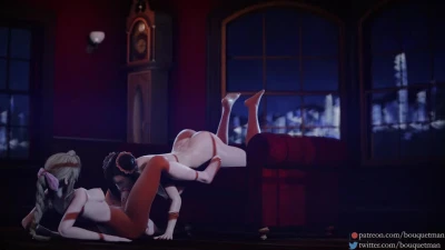 Tifa x futa Aerith