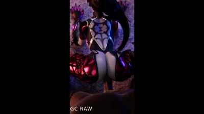 [Blacked] Widowmaker Sex on the Roof [GCRaw] ( Overwatch )