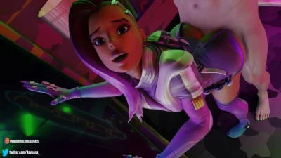 sombra fucked from behind